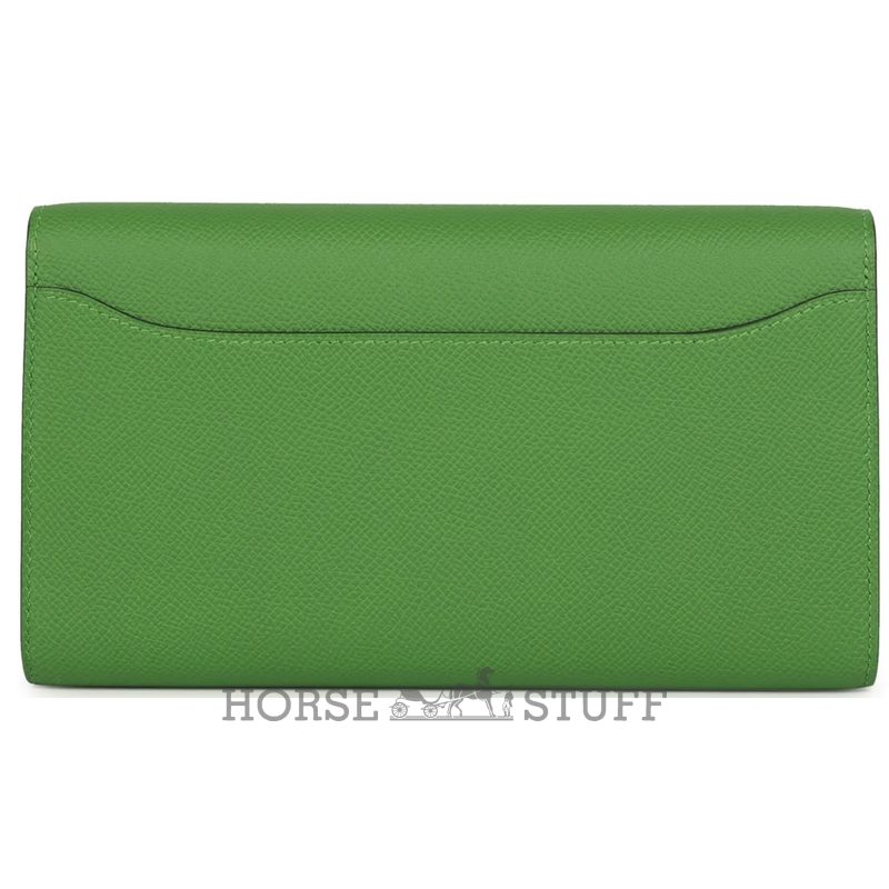Hermès Constance To Go Wallet Vert Yucca Epsom PHW