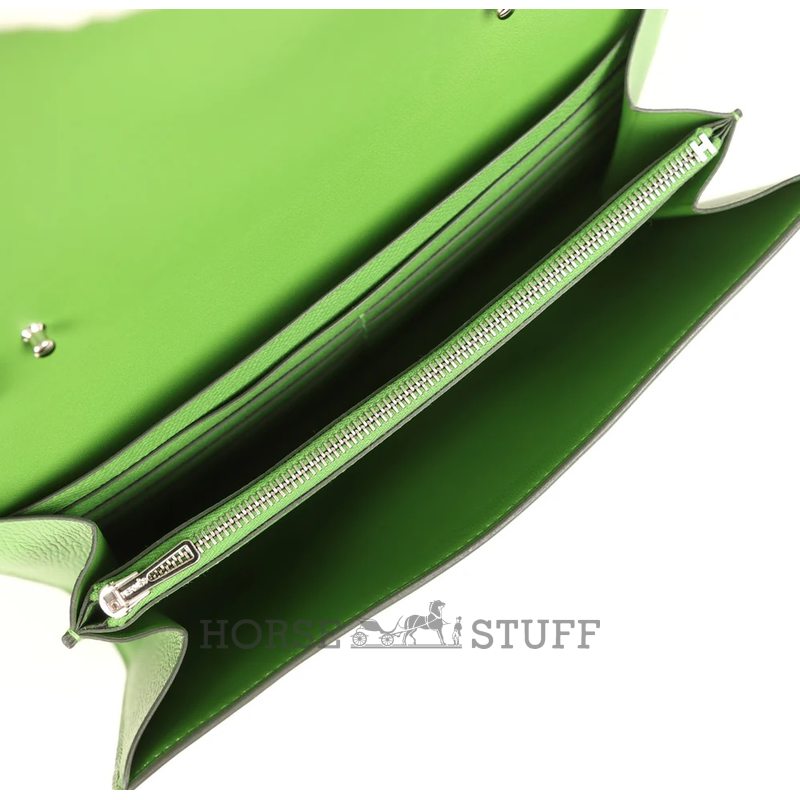 Hermès Constance To Go Wallet Vert Yucca Epsom PHW