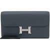 Hermès Constance To Go Wallet Gris Mistyr Evercolor PHW
