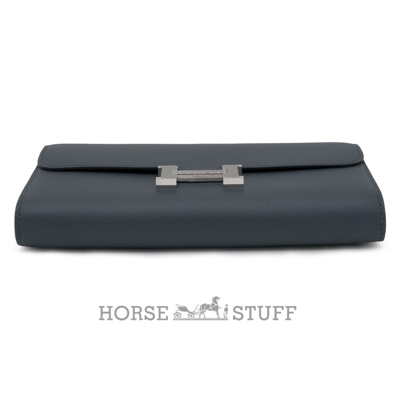 Hermès Constance To Go Wallet Gris Mistyr Evercolor PHW