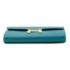 Hermès Constance To Go Wallet Vert Bosphore Evercolor GHW