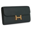 Hermès Constance To Go Wallet Vert Mangrove Evercolor GHW