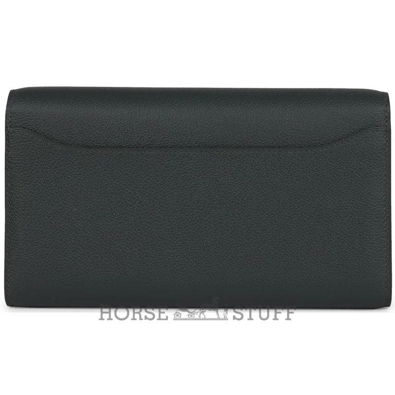 Hermès Constance To Go Wallet Vert Mangrove Evercolor GHW
