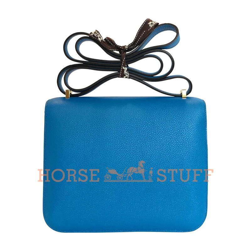 Hermès Constance 18 Blue Zanzibar Epsom GHW