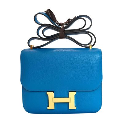 Hermès Constance 18 Blue Zanzibar Epsom GHW