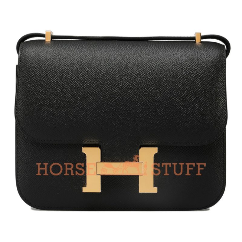 Hermès Constance 18 Black Epsom GHW