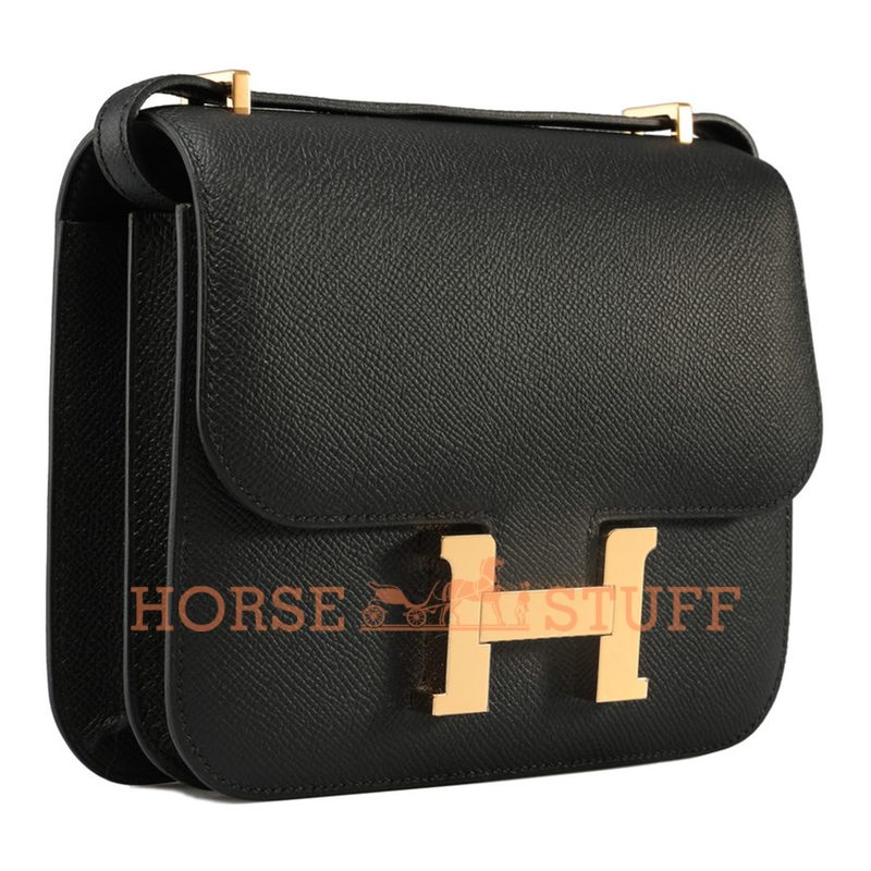 Hermès Constance 18 Black Epsom GHW