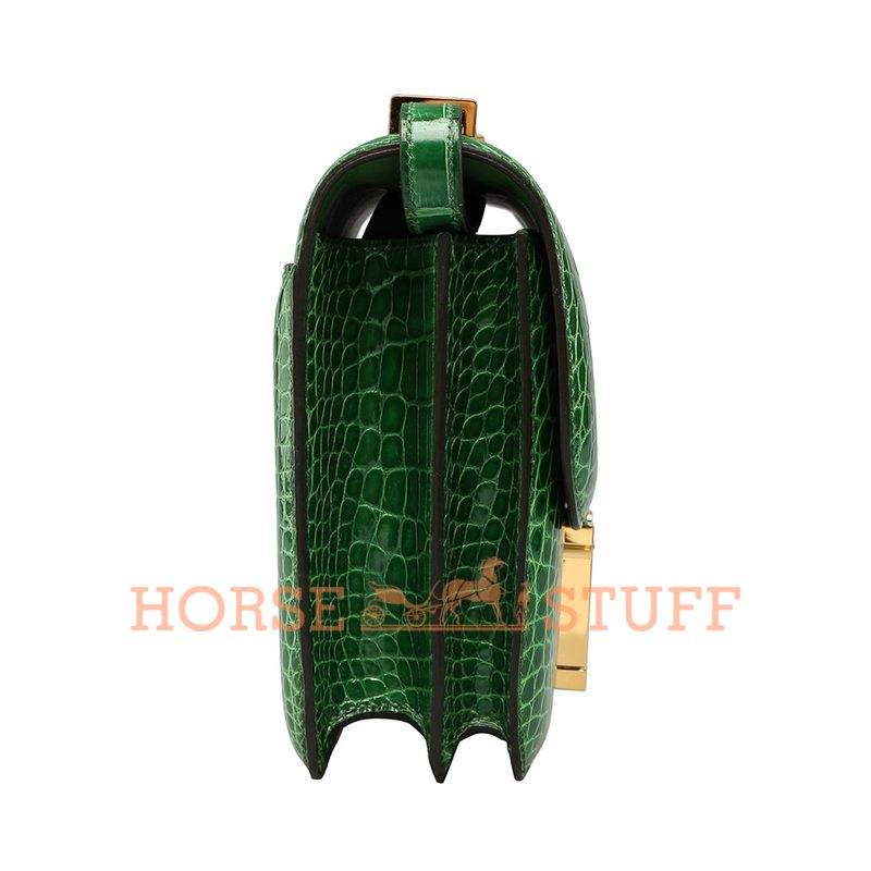 Hermès Constance 18 Cactus Lisse Crocodile Alligator GHW