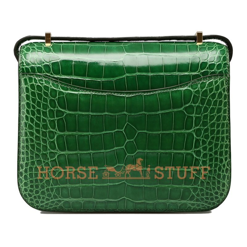 Hermès Constance 18 Cactus Lisse Crocodile Alligator GHW