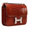 Hermès Constance 18 Cuivre Lisse Crocodile Alligator GHW