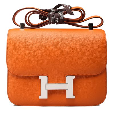 Hermès Constance 24 Orange Epsom PHW