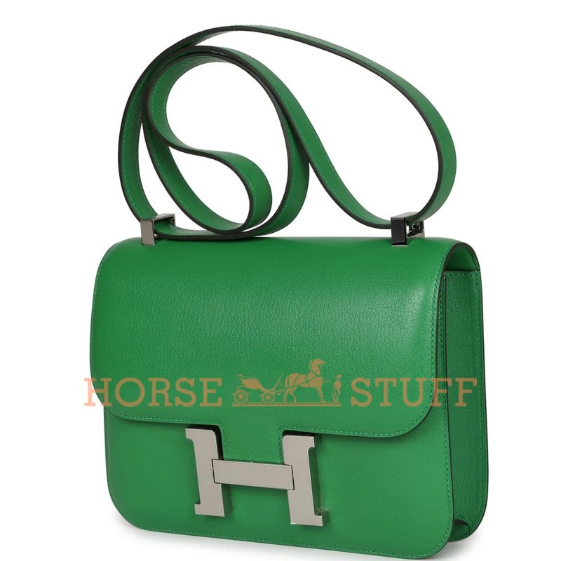 Hermès Constance 1-24 Bambou Chevre Chamkila PHW