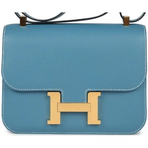 Hermès Constance 1-24 Blue Jean Epsom GHW