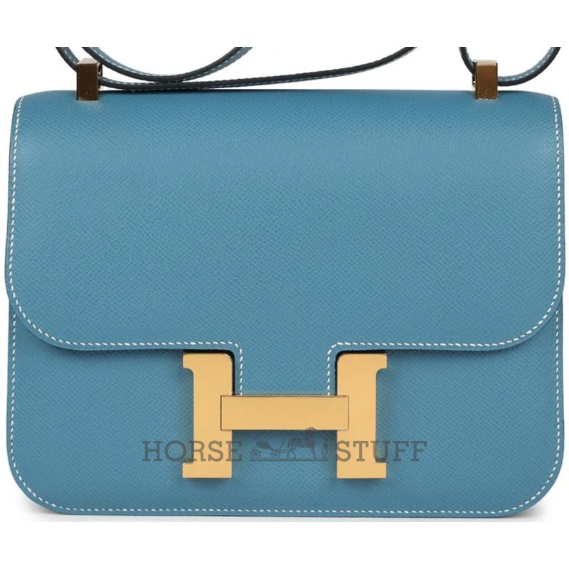 Hermès Constance 1-24 Blue Jean Epsom GHW