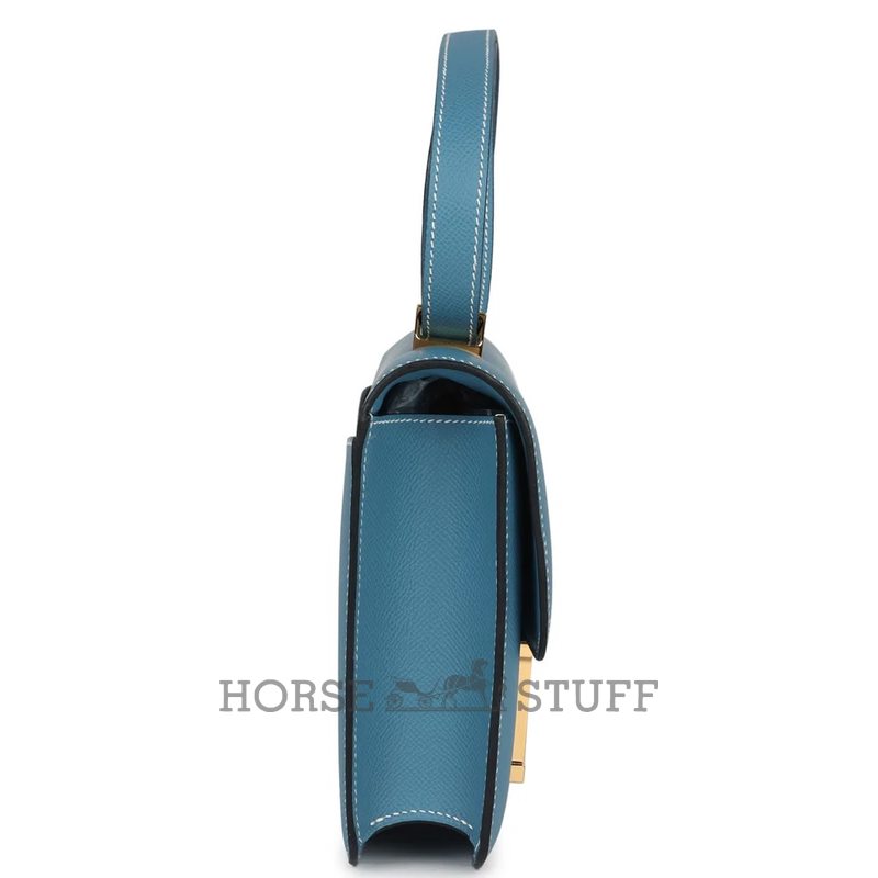 Hermès Constance 1-24 Blue Jean Epsom GHW