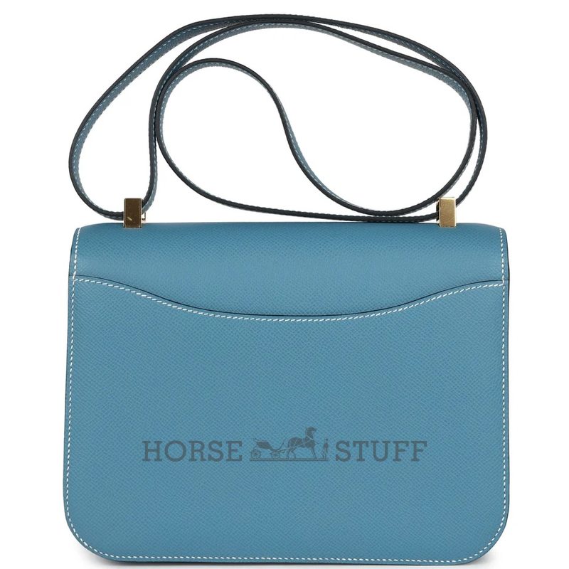 Hermès Constance 1-24 Blue Jean Epsom GHW