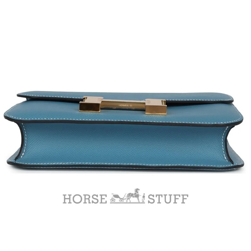 Hermès Constance 1-24 Blue Jean Epsom GHW