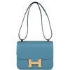Hermès Constance 1-24 Blue Jean Epsom GHW