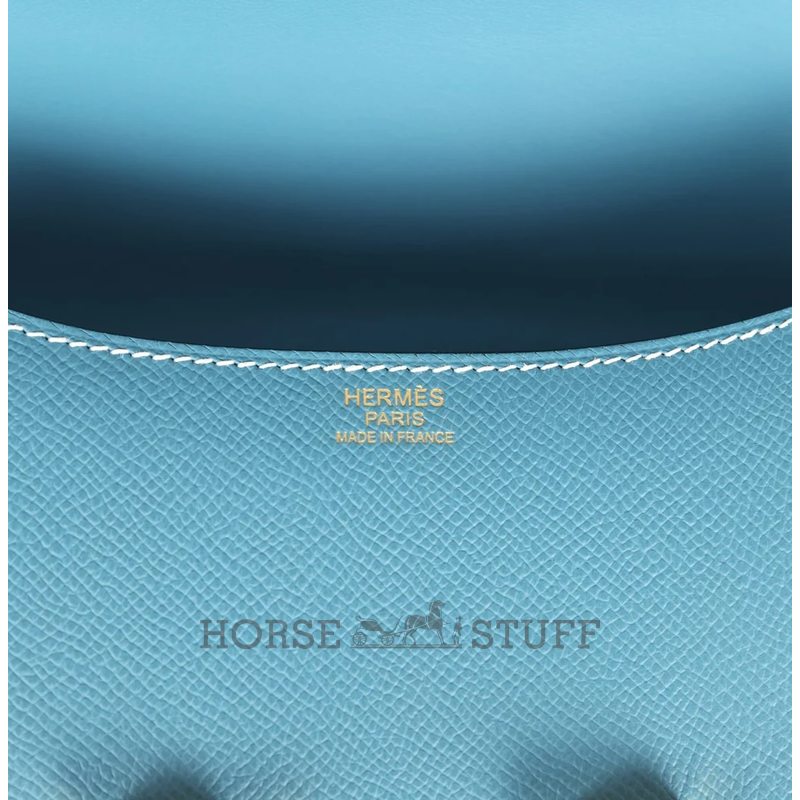Hermès Constance 1-24 Blue Jean Epsom GHW