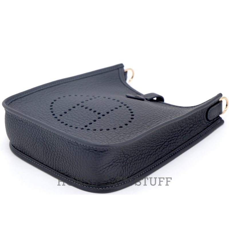 Hermès Evelyne Mini II TPM 16 Ardoise Clemence Permabrass