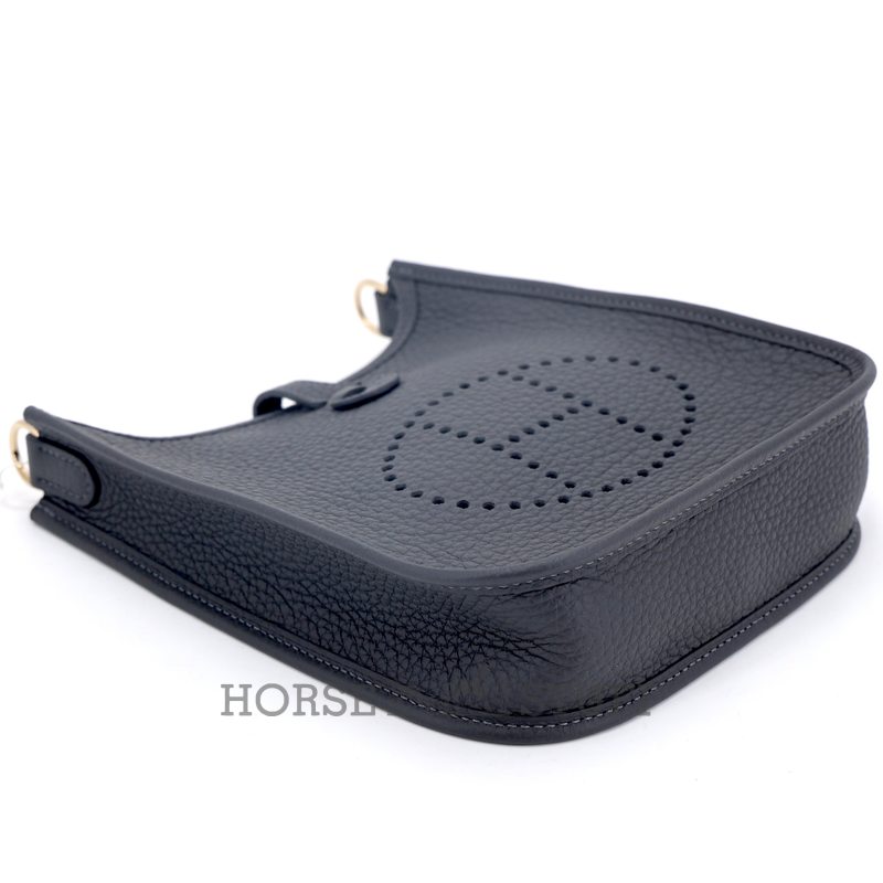 Hermès Evelyne Mini II TPM 16 Ardoise Clemence Permabrass
