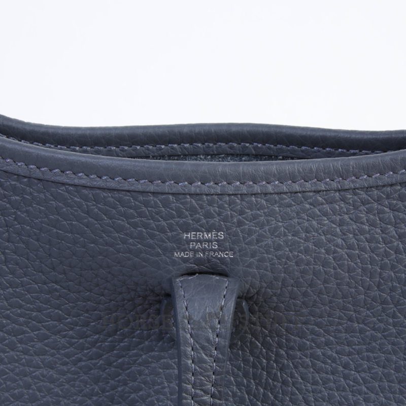 Hermès Evelyne Mini II TPM 16 Ardoise Clemence PHW
