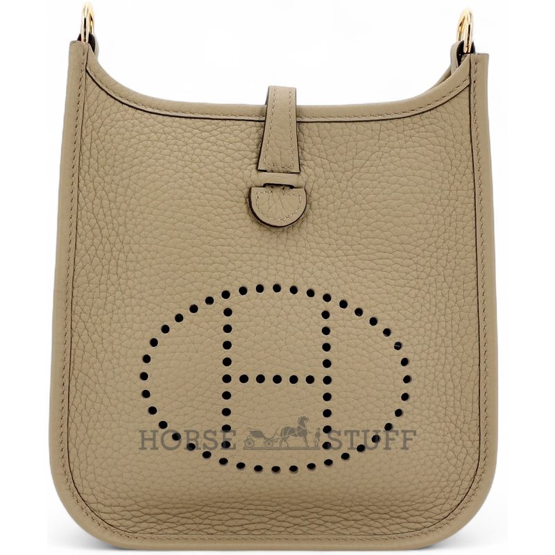 Hermès Evelyne Mini II TPM 16 Beige Marfa Clemence GHW