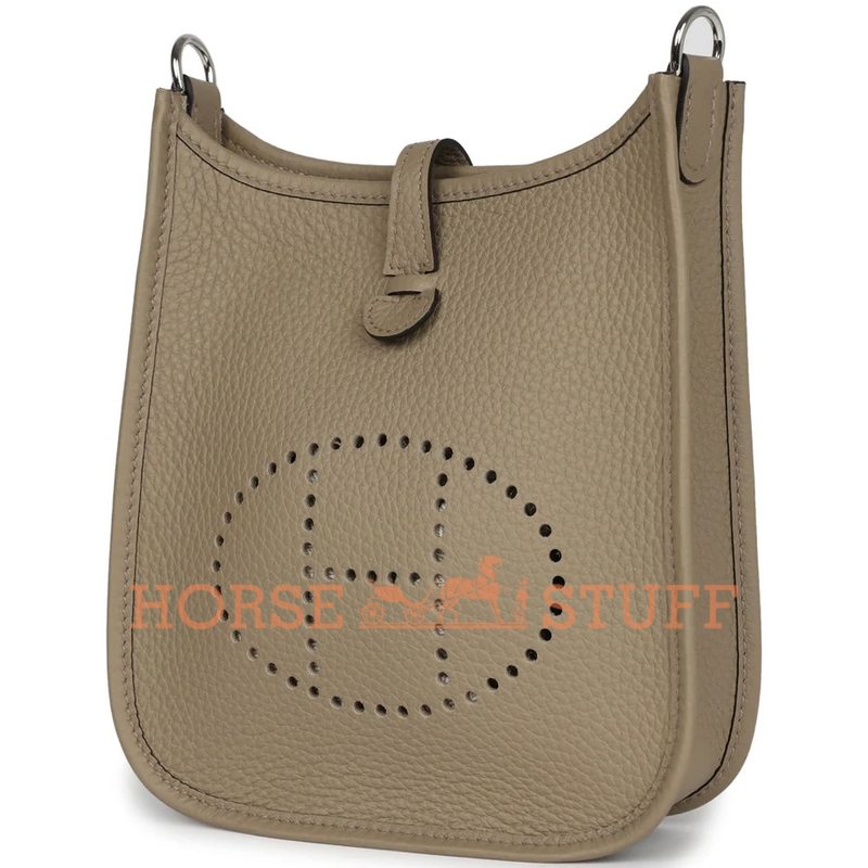 Hermès Evelyne Mini II TPM 16 Beige Marfa Clemence PHW