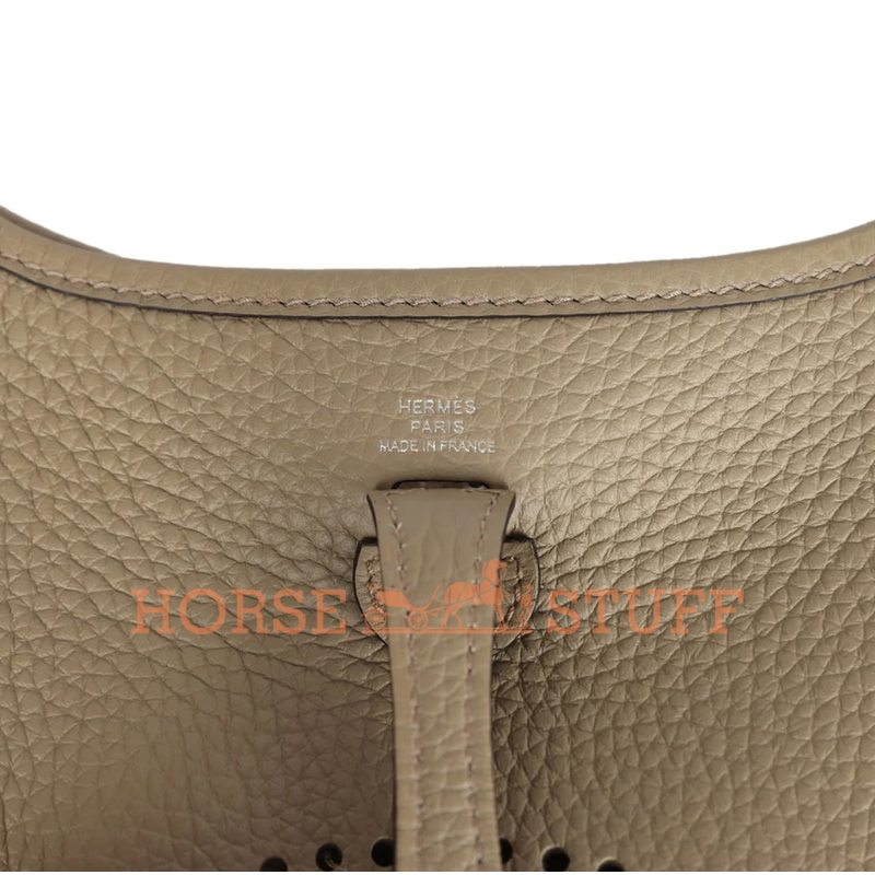 Hermès Evelyne Mini II TPM 16 Beige Marfa Clemence PHW