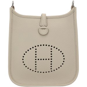 Hermès Evelyne Mini II TPM 16 Beton Clemence PHW