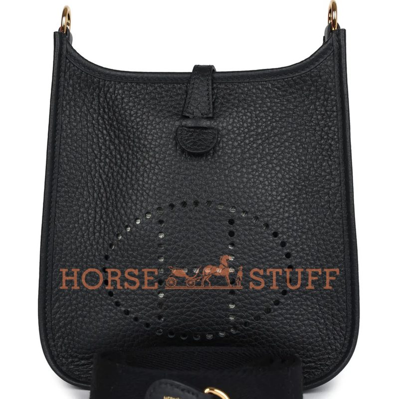 Hermès Evelyne Mini II TPM 16 Black Clemence GHW