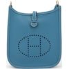 Hermès Evelyne Mini II TPM 16 Blue Jean Clemence GHW