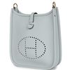 Hermès Evelyne Mini II TPM 16 Blue Pale Clemence GHW