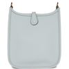 Hermès Evelyne Mini II TPM 16 Blue Pale Clemence GHW