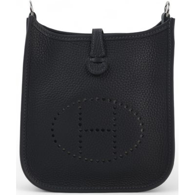 Hermès Evelyne Mini II TPM 16 Caban Clemence PHW