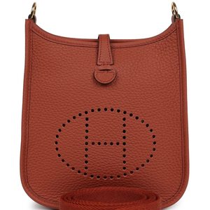 Hermès Evelyne Mini II TPM 16 Cuivre Clemence GHW