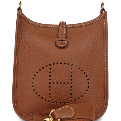 Hermès Evelyne Mini II TPM 16 Gold Clemence GHW