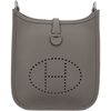 Hermès Evelyne Mini II TPM 16 Gris Meyer Clemence PHW