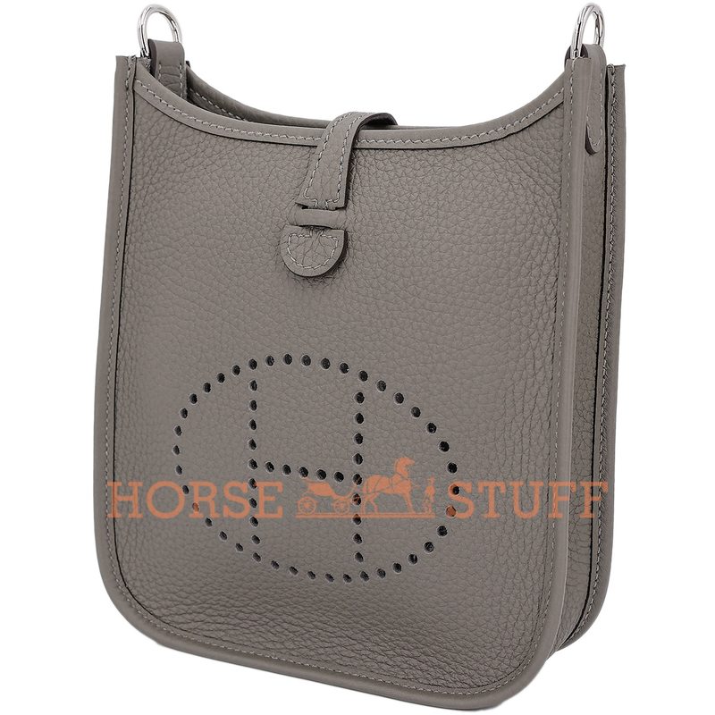 Hermès Evelyne Mini II TPM 16 Gris Meyer Clemence PHW