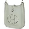 Hermès Evelyne Mini II TPM 16 Gris Neve Clemence PHW