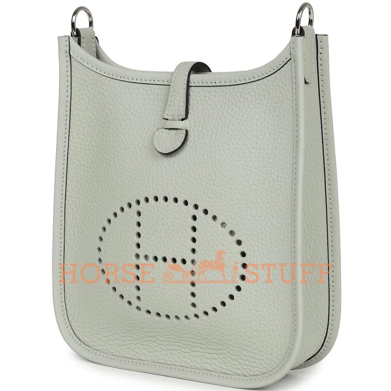 Hermès Evelyne Mini II TPM 16 Gris Neve Clemence PHW