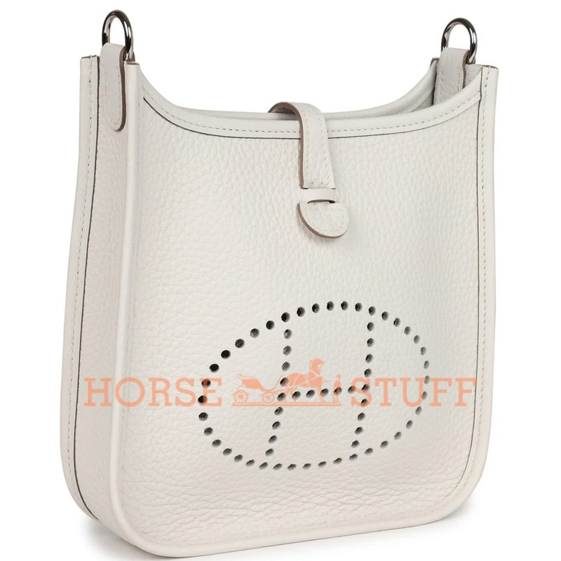 Hermès Evelyne Mini II TPM 16 Gris Pale Clemence PHW