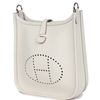 Hermès Evelyne Mini II TPM 16 Gris Pale Clemence PHW