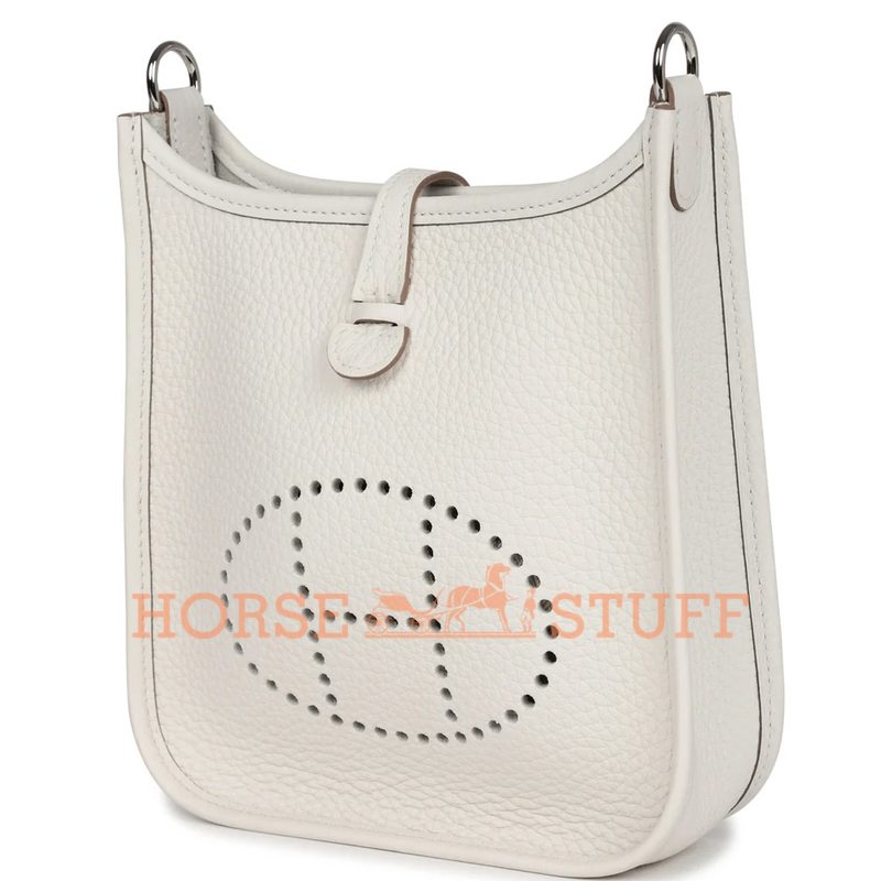 Hermès Evelyne Mini II TPM 16 Gris Pale Clemence PHW