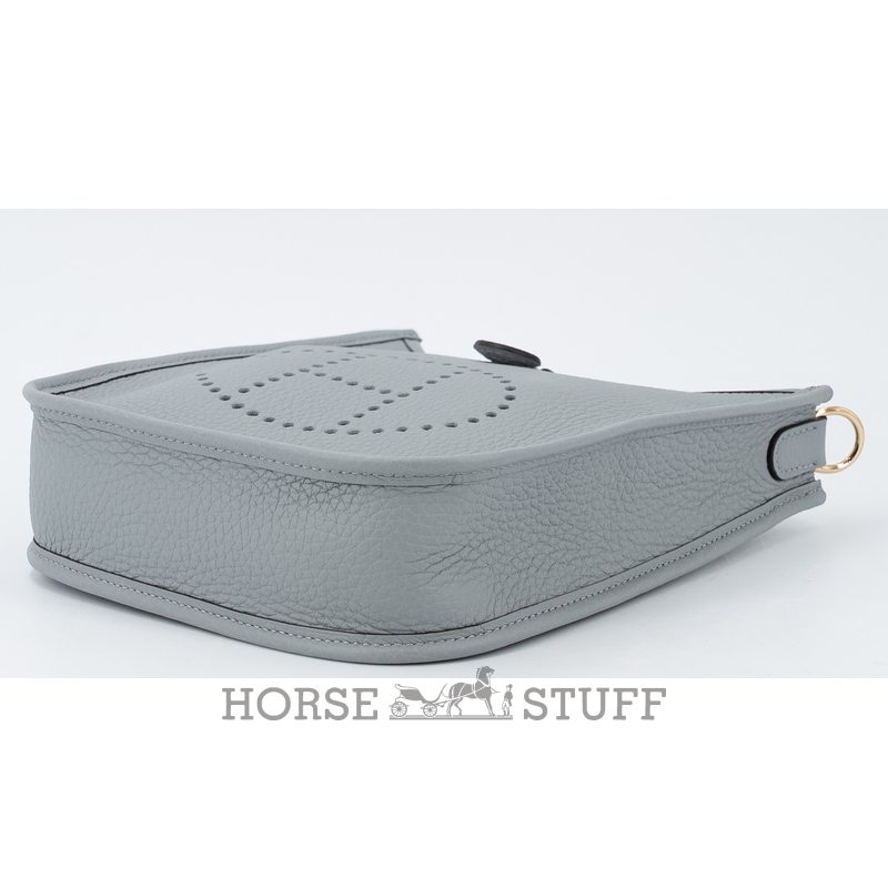Hermès Evelyne Mini II TPM 16 Gris Pantine Clemence GHW