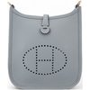Hermès Evelyne Mini II TPM 16 Gris Pantine Clemence GHW