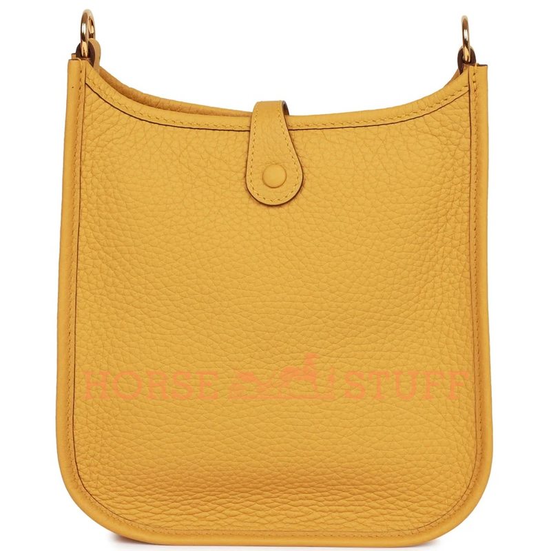 Hermès Evelyne Mini II TPM 16 Jaune Ambre Clemence GHW