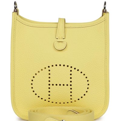 Hermès Evelyne Mini II TPM 16 Limoncello Clemence PHW