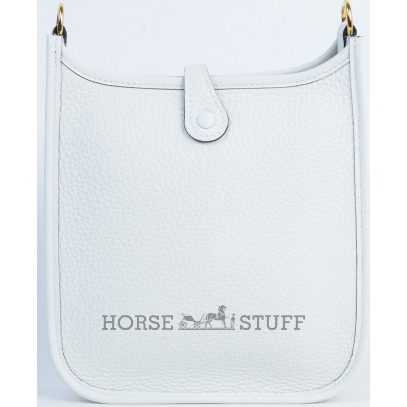 Hermès Evelyne Mini II TPM 16 New White Clemence GHW