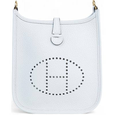 Hermès Evelyne Mini II TPM 16 New White Clemence GHW